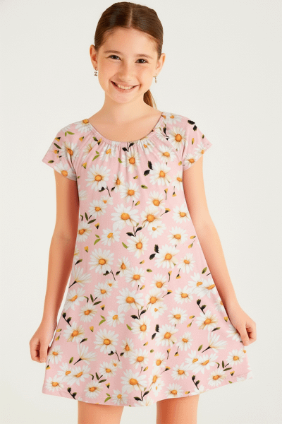 VESTIDO -ALGODÓN CON LYCRA