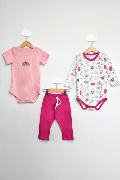 SET X3 PIEZAS - INTERLOCK