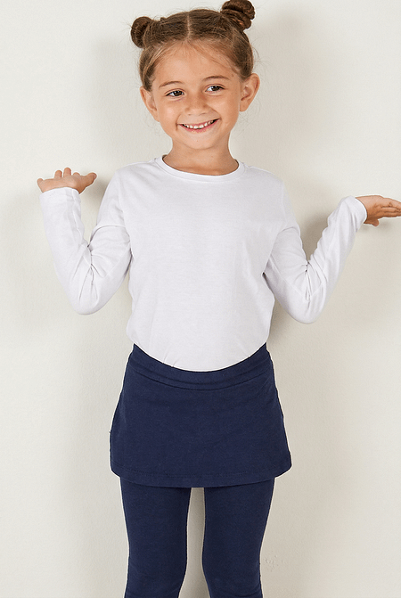 CALZA CON POLLERA - ALGODÓN 