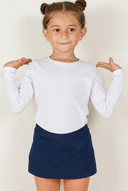 CALZA CON POLLERA - ALGODÓN Y LYCRA